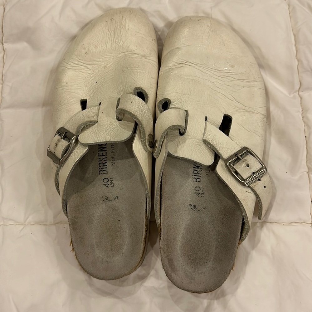 Birkenstock Boston Clogs.